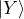 \ket{Y}