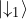 \ket{\downarrow_1}